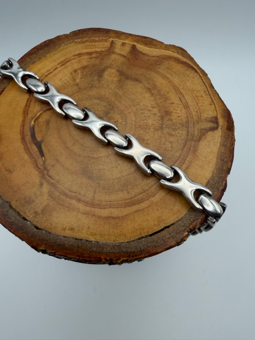 Boma Sterling Silver X&O Link Bracelet - 7” Long - 12.66 g